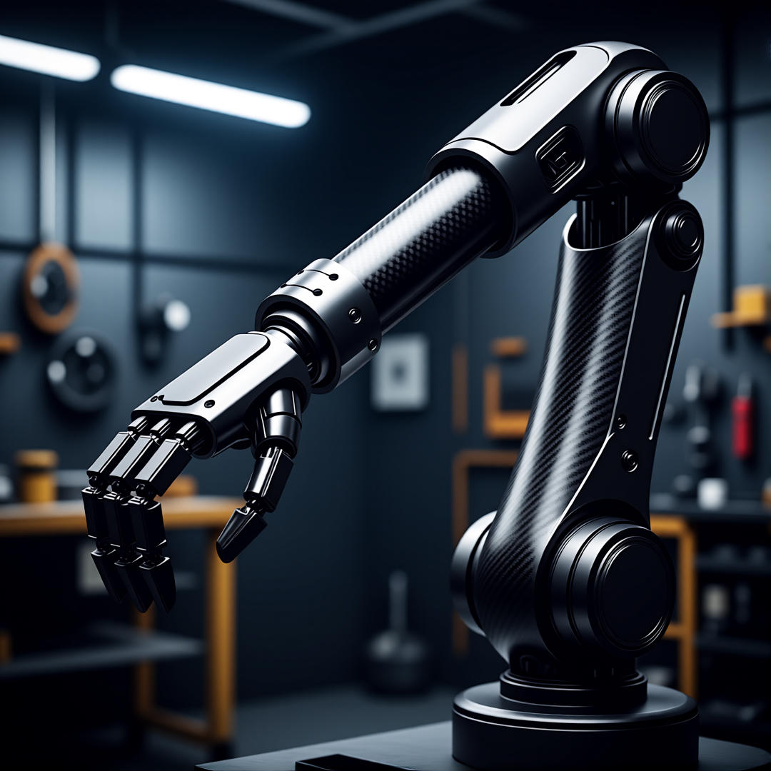 碳纤维制作机器人机械手臂的优势